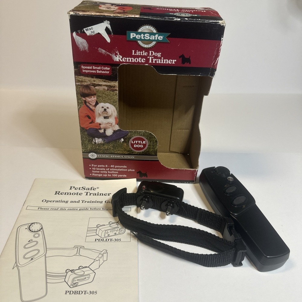PetSafe Remote Trainer Shock Collar For Pets 8-40 Pounds-Little Dog Fits